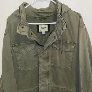 Green Military Style Jacket